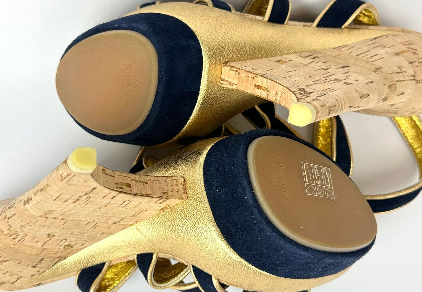 Emilio Pucci Navy Wedge